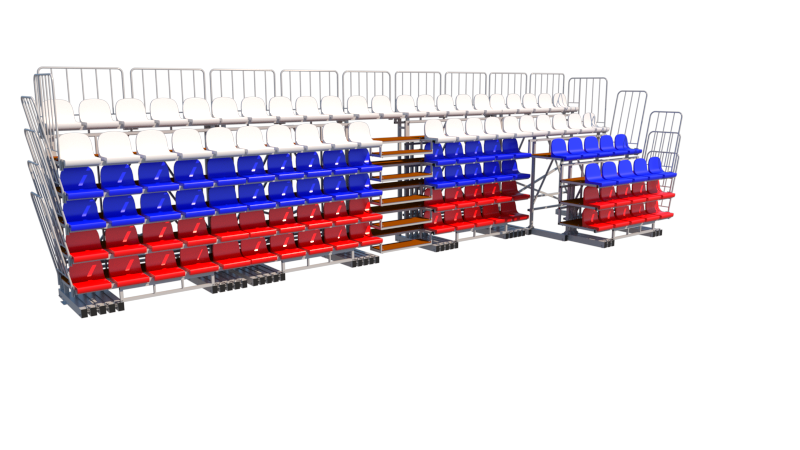 Трибуна телескопическая